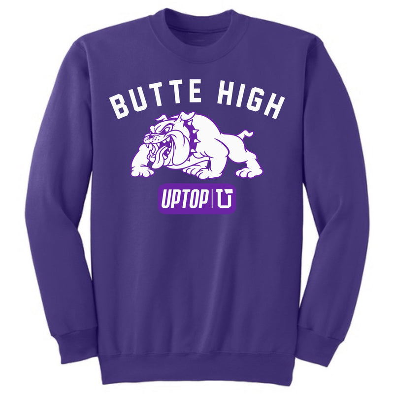 UPTOP BULLDOG CAMPUS CREWNECK