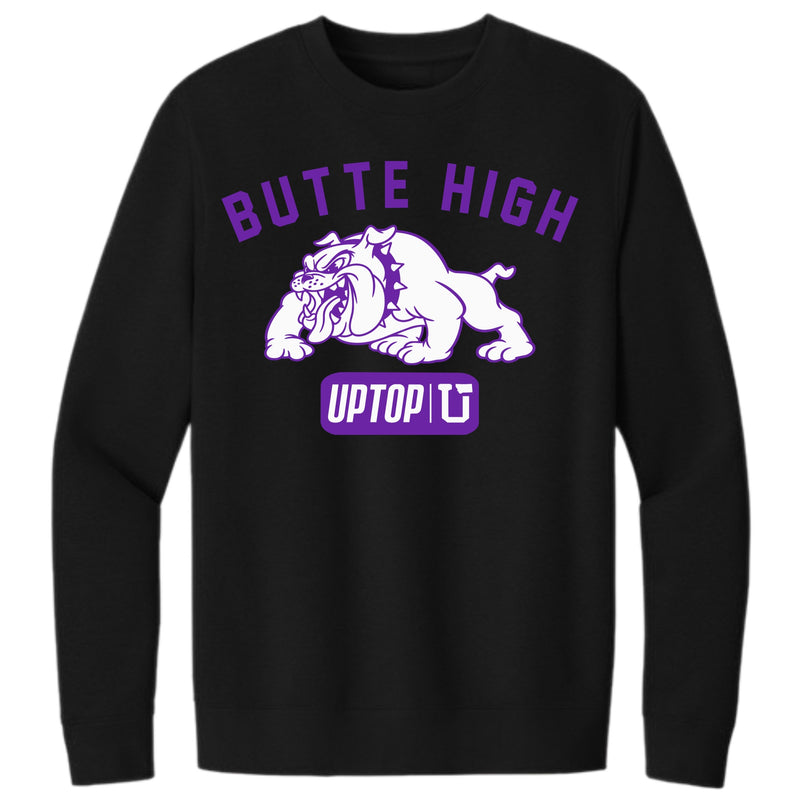 UPTOP BULLDOG CAMPUS CREWNECK