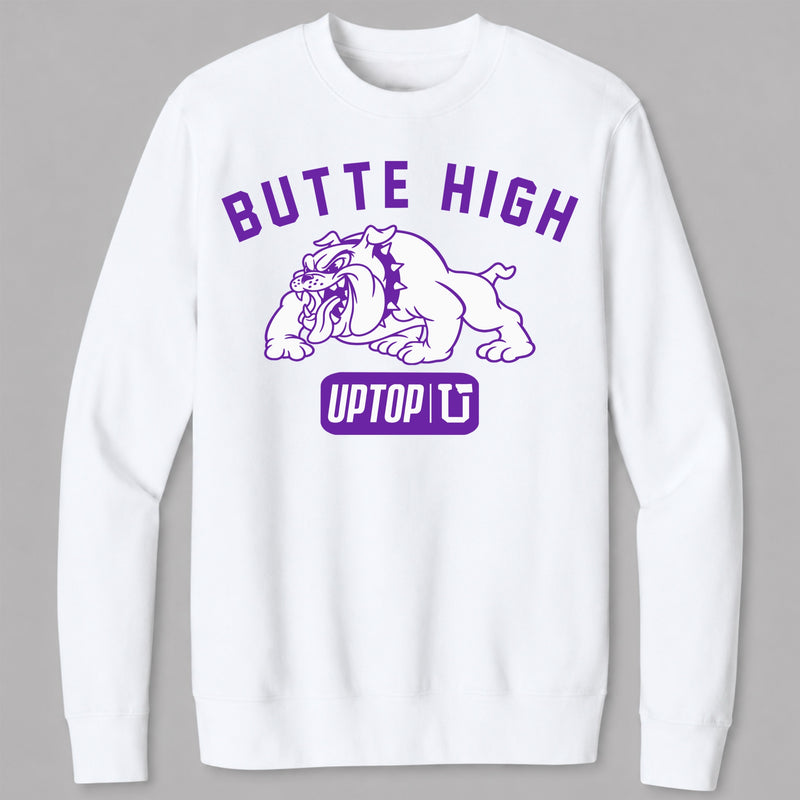 UPTOP BULLDOG CAMPUS CREWNECK