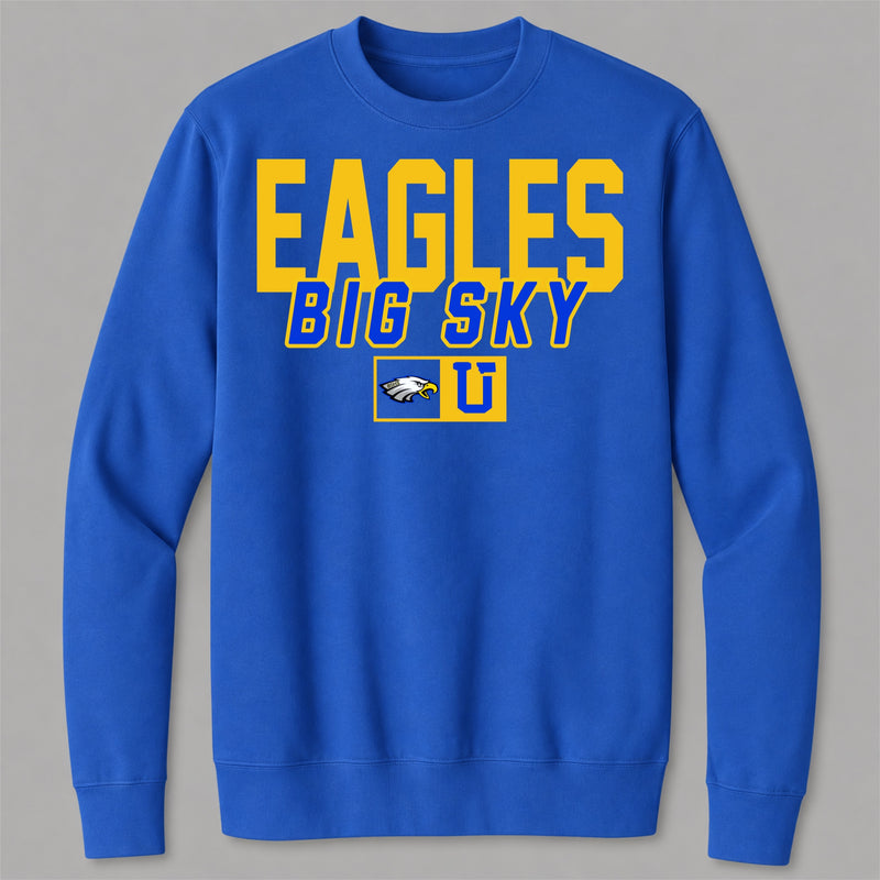 UPTOP BIG SKY SIDELINE CREWNECK